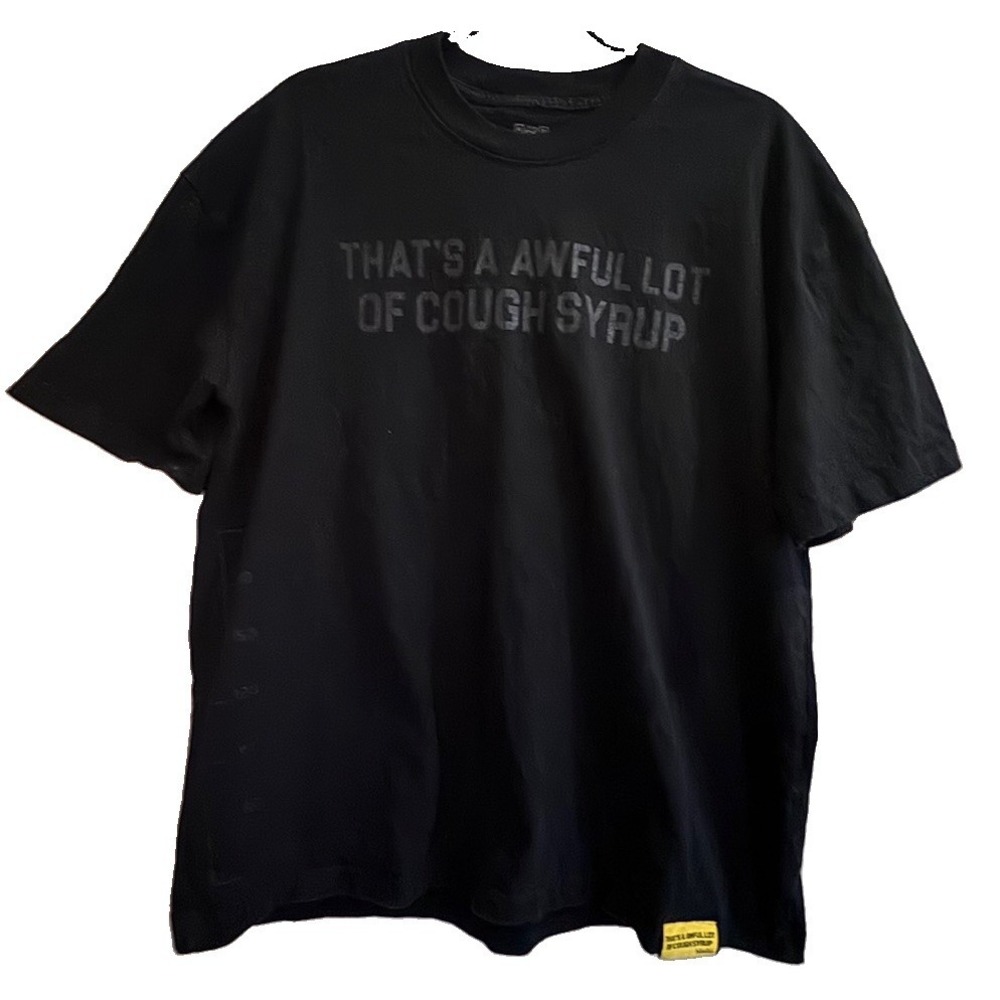 That's A Awful Lot Of Cough Syrup Men's Shirt Black M